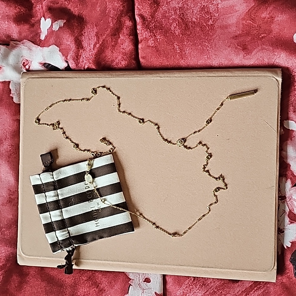 Long drop necklace